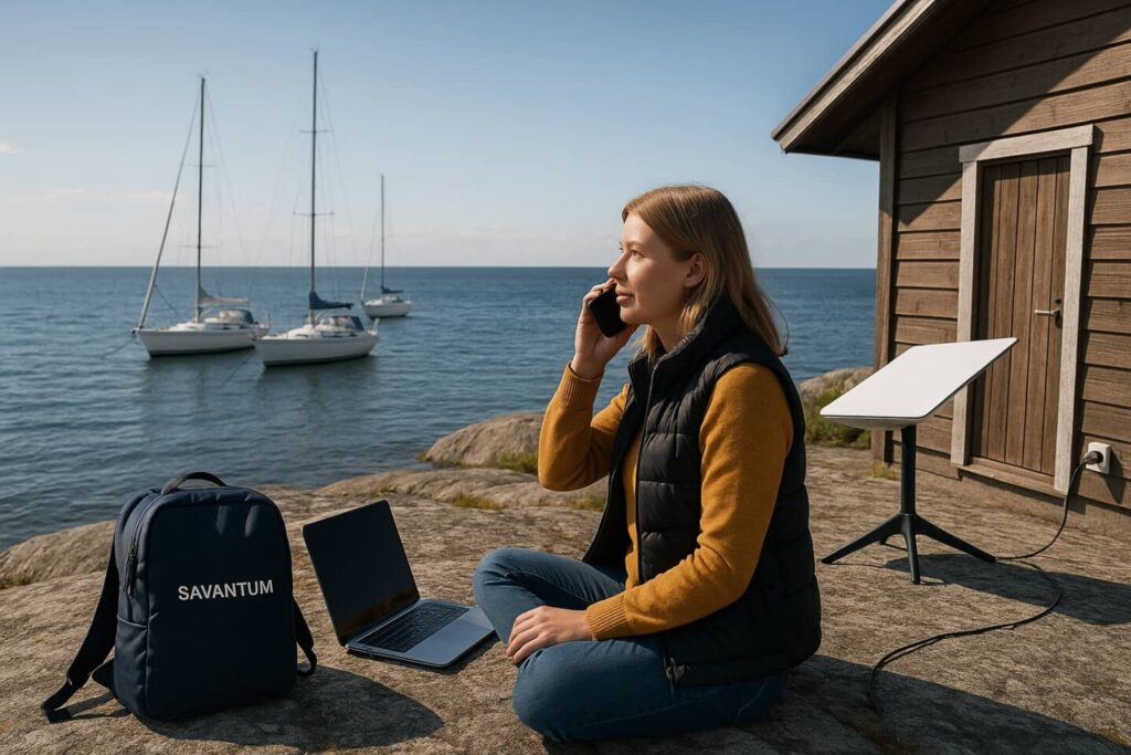 Starlink modeemin avulla netti myös sinne mihin GSM ei kuulu