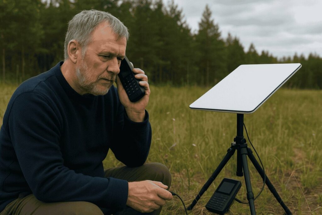 Satrlinkillä yhteys silloinkin kun GSM verkkoa ei ole