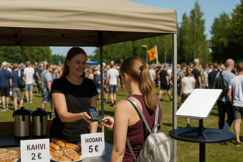 Starlinkillä maksupääteyhteydet myös yleisötapahtumissa. Savantum Oy